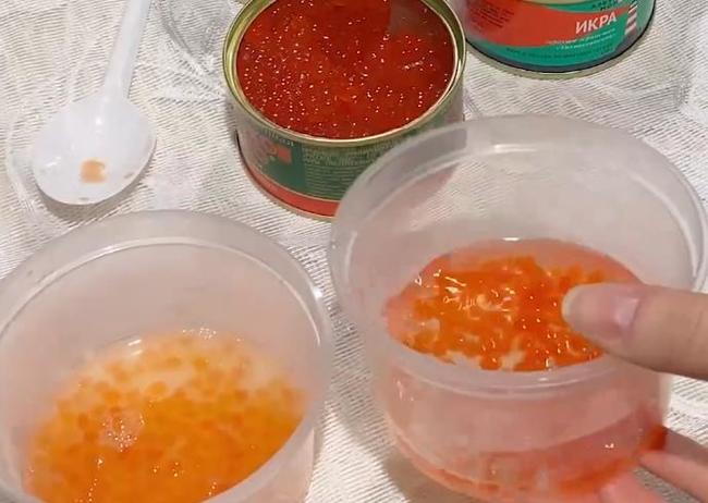 And once again about how to check red caviar for authenticity - My, No rating, Rospotrebnadzor, Bashkortostan, Longpost, Caviar