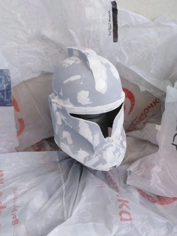 Making a Star Wars helmet.Star Wars - My, Needlework with process, Modeling, Clones, Helmet, Star Wars, Longpost