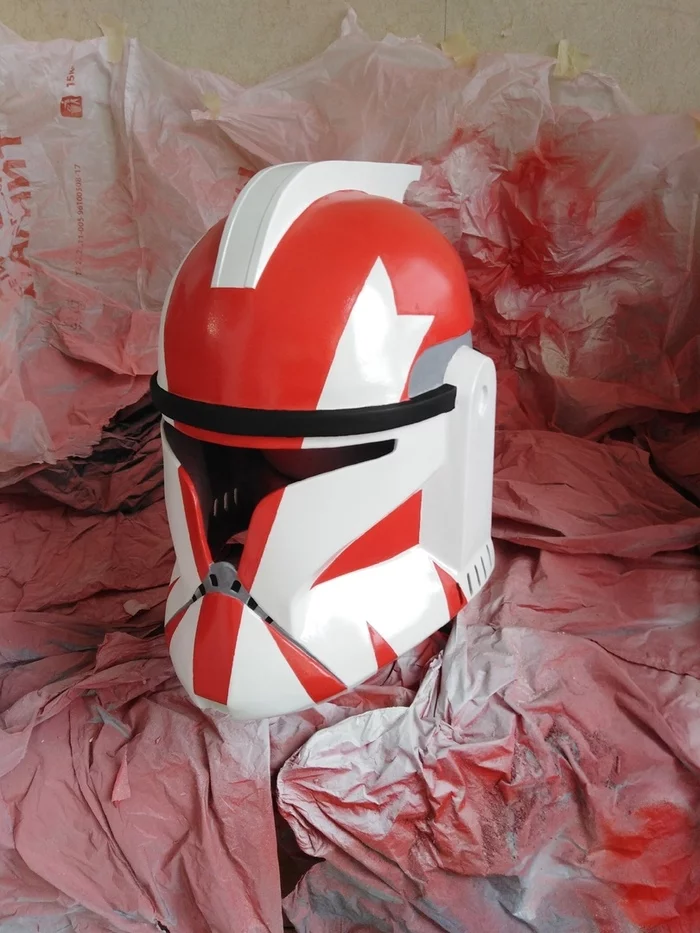 Making a Star Wars helmet.Star Wars - My, Needlework with process, Modeling, Clones, Helmet, Star Wars, Longpost