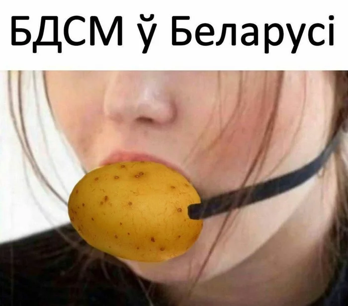 BDSM in Belarus - Your mouth is a potato, Humor