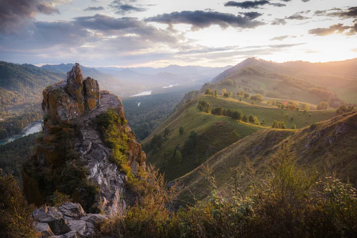 Devil's finger, Altai Republic - My, Altai Republic, Mountain Altai, Devil's finger