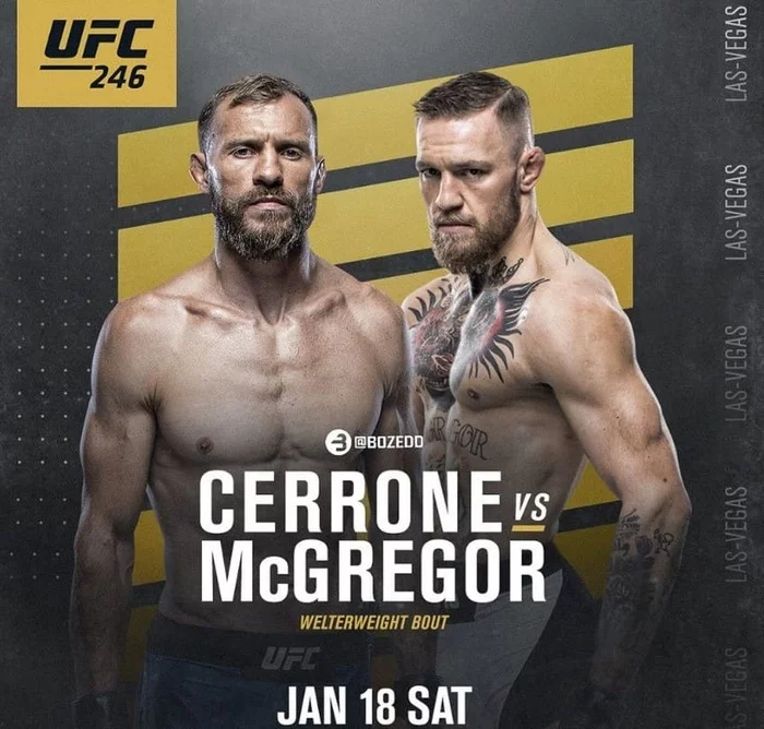 UFC - Ufc, Conor McGregor, Donald Cerrone, January, 18+