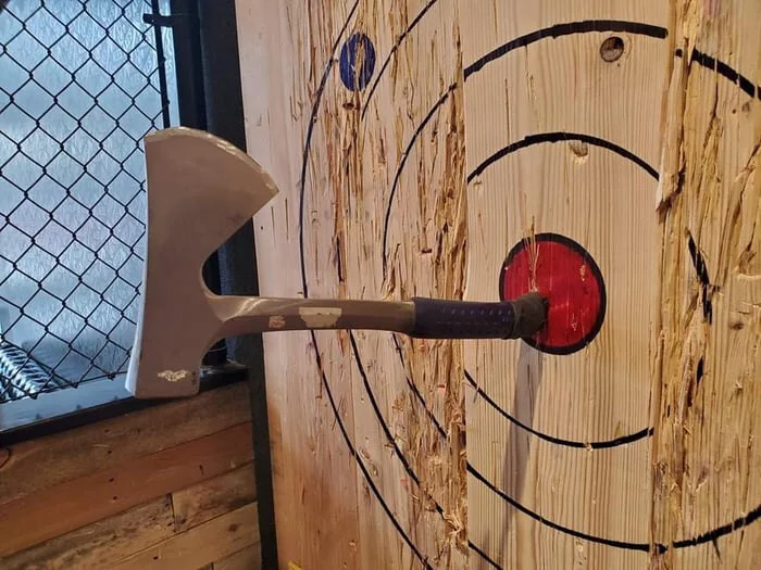 Briefly about my skills in performing work tasks - Target, Axe throwing