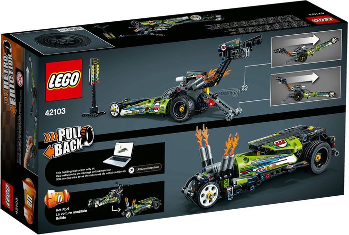 Лего 42103 драгстер и 42104 гоночный грузовик LEGO, LEGO Technic, Видео, Длиннопост