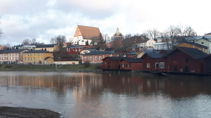 Landscapes of Finnish Porvoo - My, Finland, Porvoo, Winter, Travels, Europe