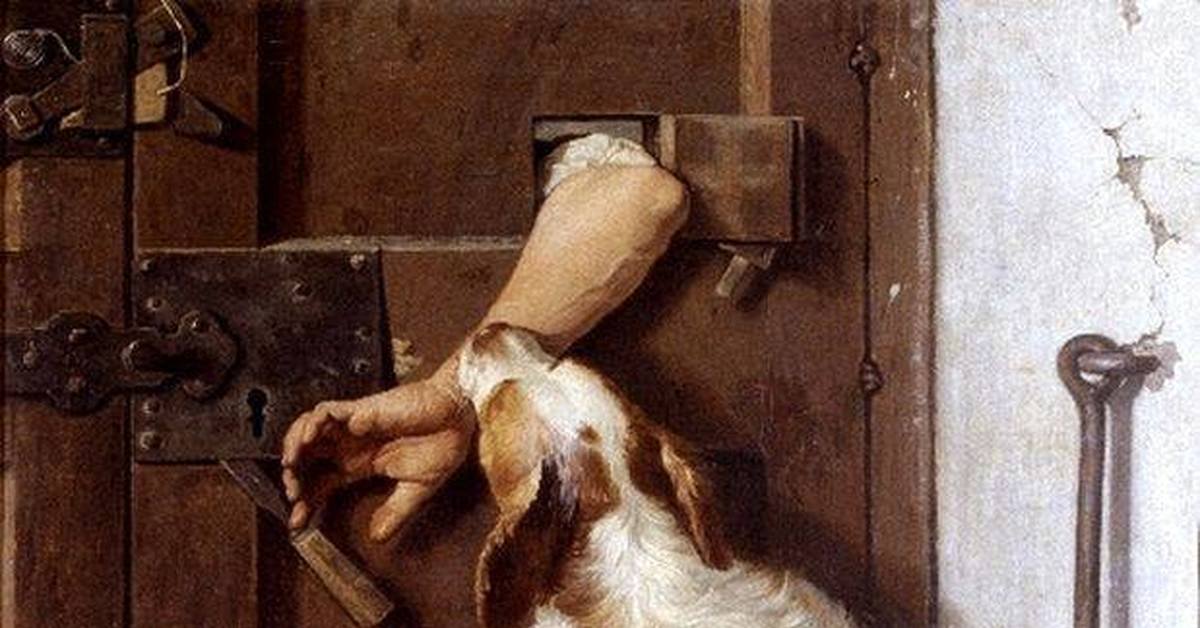 Открыв дверь я увидел. Джузеппе де Нигрис рука вора. Джузеппе де Нигрис картины. Джузеппе де Нигрис (де Нигрс) (1832 - 1903). Джузеппе де Нигрс «рука вора», 1864 год.