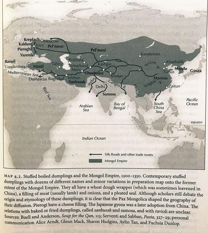 About the world-historical significance of the Mongols in the spread of dumplings - Mongols, Dumplings, Ravioli, Manty, Cards