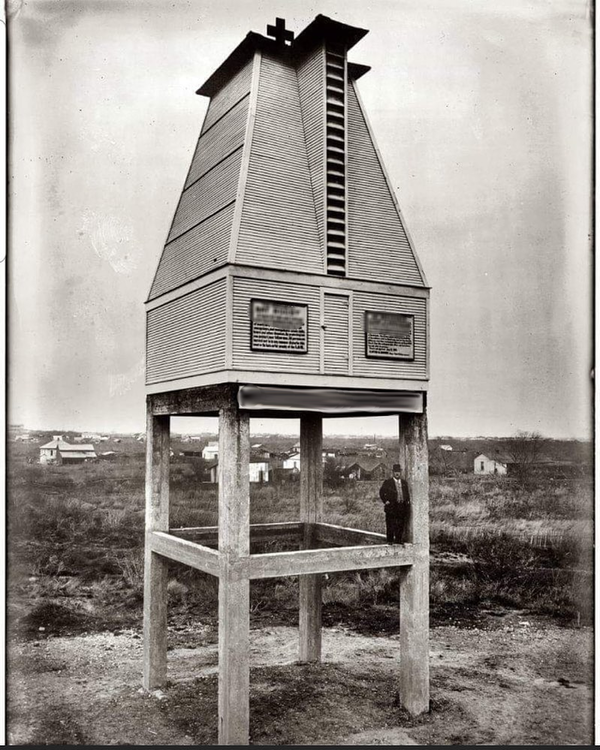 Доктор Чарльз Кэмбелл и его церковь, 1916 год, Сан–Антонио