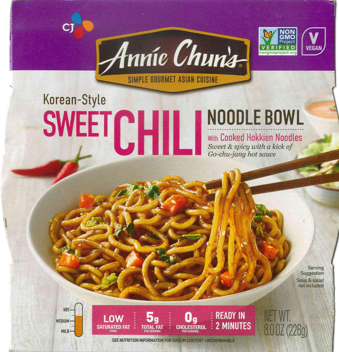 Annie Chun`s Sweet hili noodle bowl , , , ,  