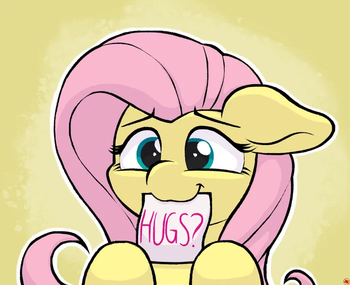 Hugs? - My little pony, PonyArt, Fluttershy, Ljdamz1119