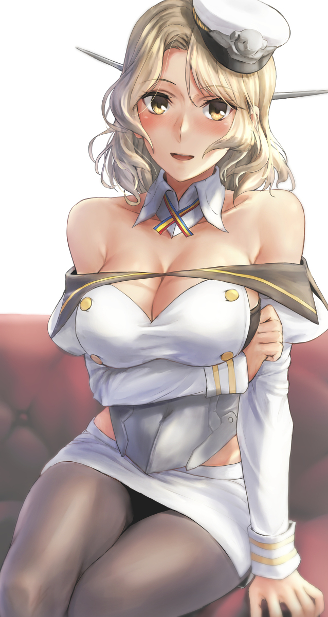 Houston (artist: kokuzoo) - Kantai collection, Anime, Anime art, Houston, Sugoi dekai, Boobs