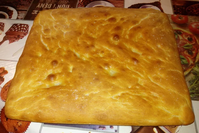 Simple focaccia - My, Bread, Recipe, Cooking, Longpost, Bakery products, Focaccia