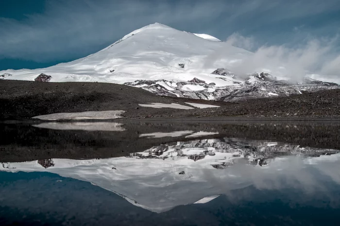 Elbrus to Bircali - My, The mountains, The photo, Tourism, Mountaineering, Mountain tourism, Landscape, Elbrus, Lake