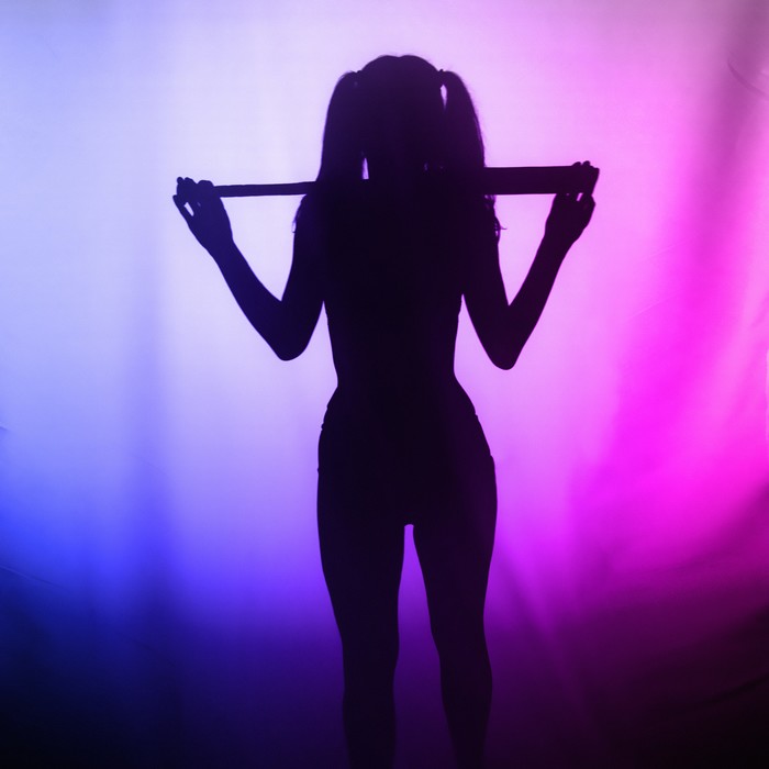 Harley Quinn - NSFW, My, Harley quinn, Shadow, Silhouette, Umbra, Girls, Bit