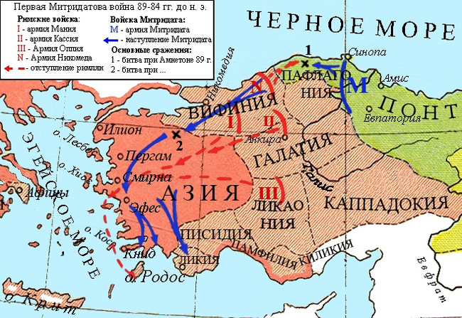 Митридат VI Евпатор. Забытый враг Римской Республики. Часть 2