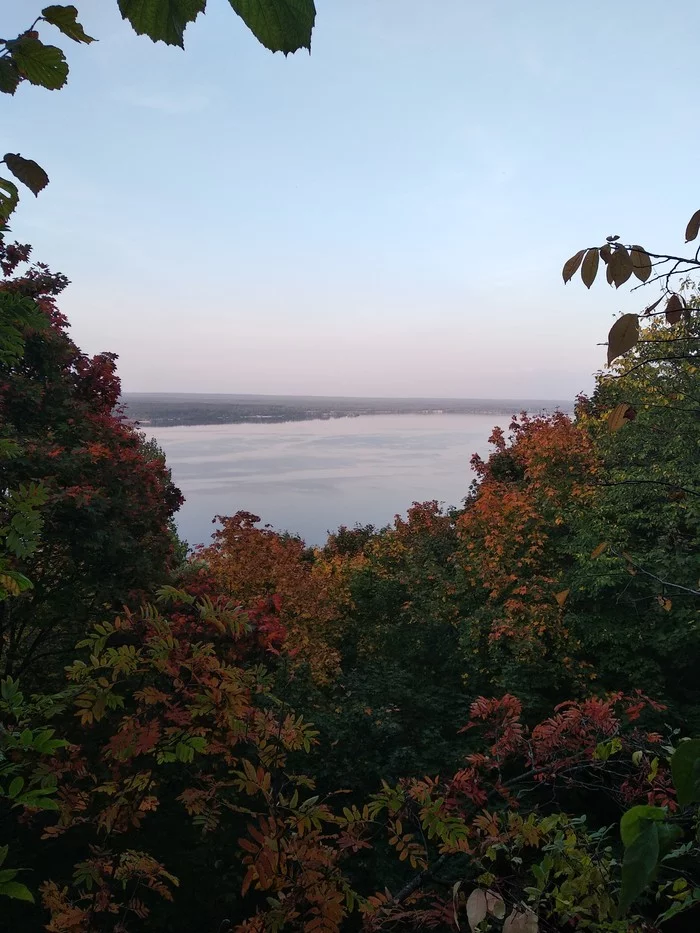 Autumn colors - My, Autumn, beauty, Volga river