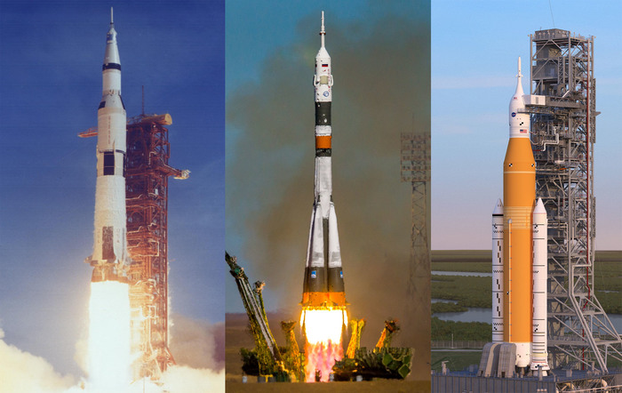      , SpaceX, Saturn V, -2, Sls, 