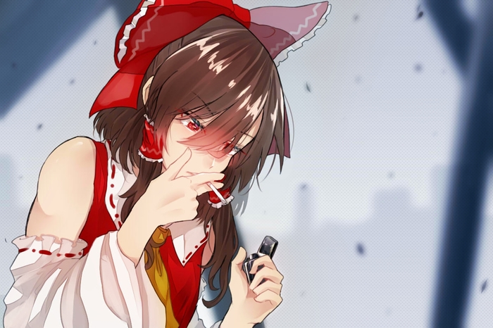 Hakurei Reimu Touhou, Anime Art, , Hakurei Reimu