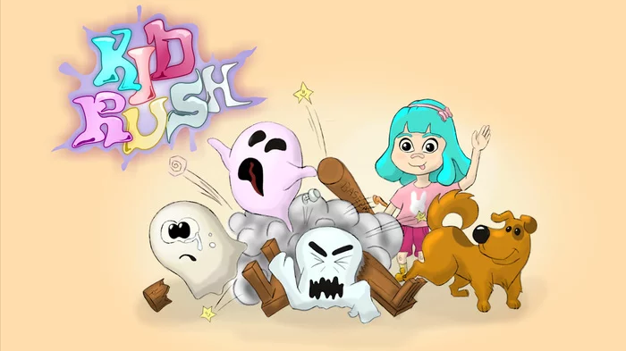 Kid Rush - A small beginning of a big story - My, 3D, Gamedev, Android, Indiedev, Freegames, 4kids, Ghost, Longpost