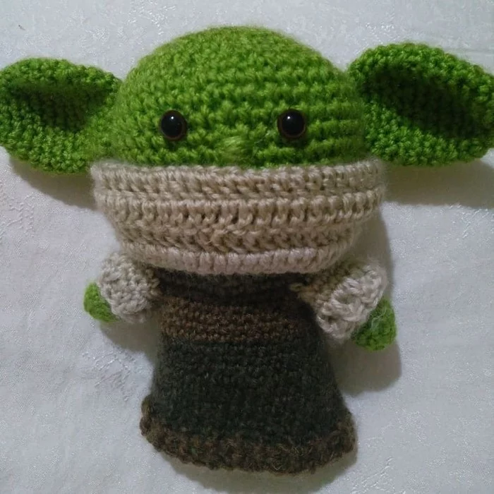 23. My hobby is knitting - My, Star Wars, Mandalorian, Needlework, Amigurumi, Yoda, Grogu