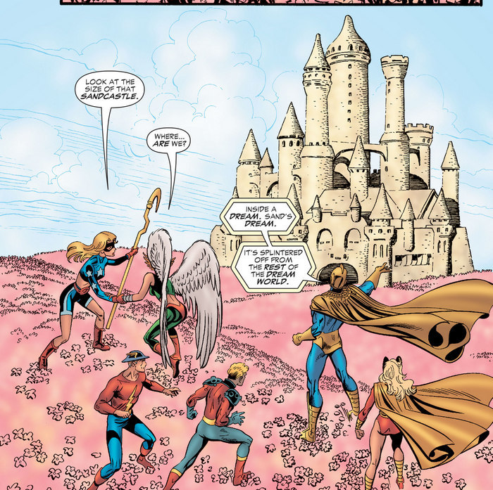 Superhero Powers: Sand (DC Comics) - My, Superheroes, Dc comics, Justice society, Sand, Comics-Canon, Longpost