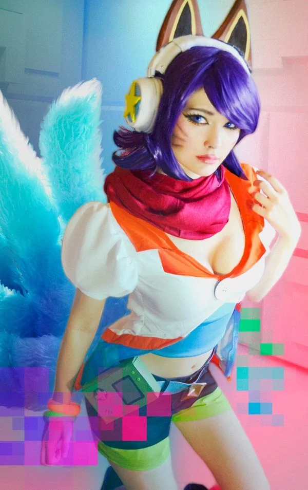 Arcade Ahri cosplay - LOL, League of Legends, Ahri, Девушки, Для подписчиков, Косплей, Длиннопост