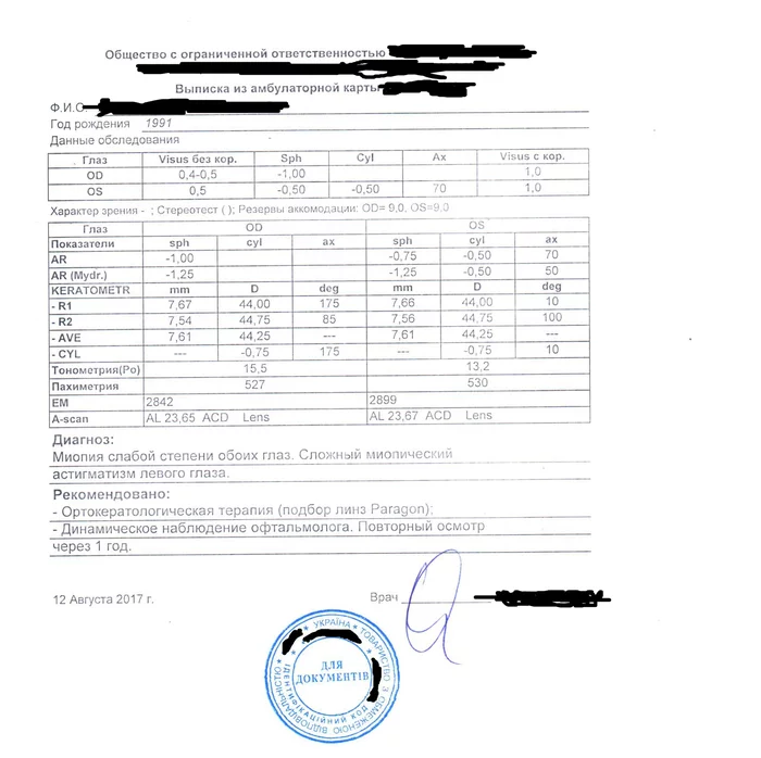 My experience in correcting myopia with Paragon night lenses (orthokeratotherapy) - My, Myopia, Eyes, Vision, Longpost, Orthokeratology, Lenses, The medicine, Health, GIF