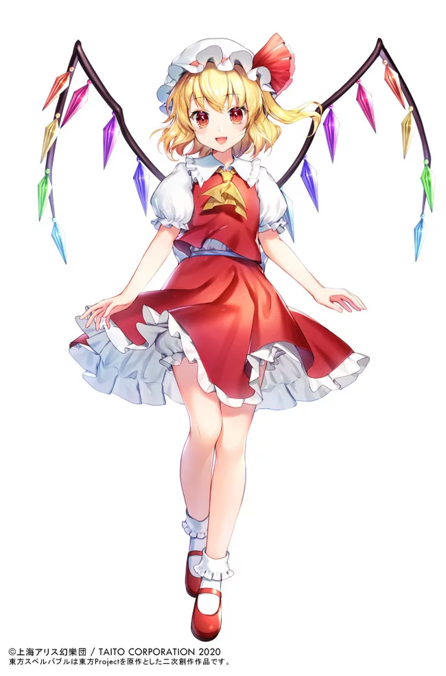 Flandre Scarlet - Touhou, Anime Art, Аниме, Flandre Scarlet, Momoshiki tsubaki