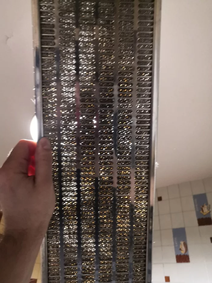 Removing grease from the mesh of a kitchen hood - My, Life hack, Kitchen, Longpost