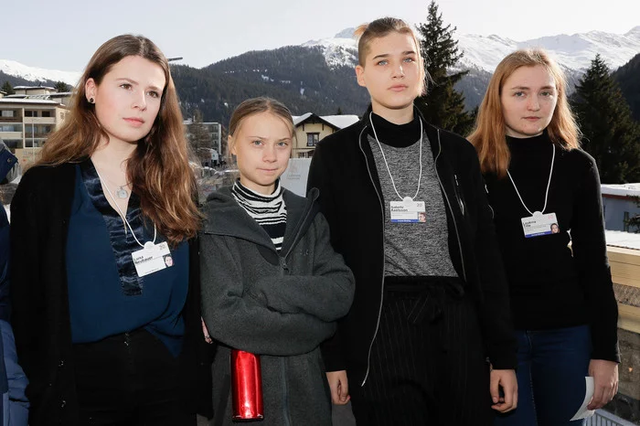 Racism scandal at the Davos conference - Scandal, Racism, Davos, Press conference, Ecology, Greta Thunberg, news, Longpost