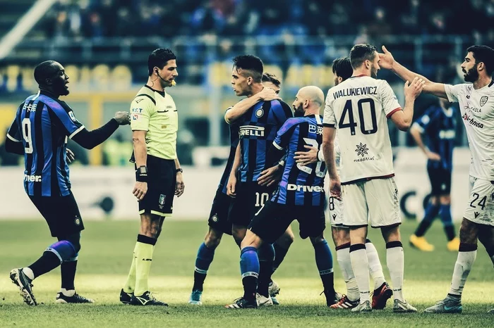 Accidental renaissance during the match Inter - Cagliari - Accidental renaissance, Football, Match, Italy, Serie A, Inter, Cagliari, The photo