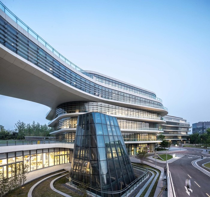 Здание Центра исследований и разработок Huawei в Нанкине Huawei, Архитектура, Китай, Длиннопост
