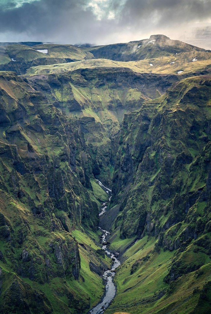 Каньон в Исландии Природа, Исландия, Красота, Фотография