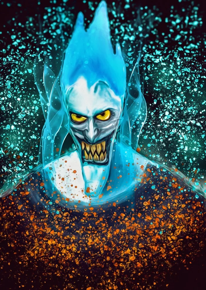 Cartoon drawing - My, Digital drawing, Hades