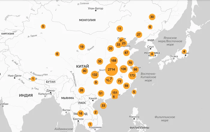 **Startup of the Year** Online monitoring of the spread of coronavirus, link in description! - My, Coronavirus, Virus, China, Spreading, Monitoring