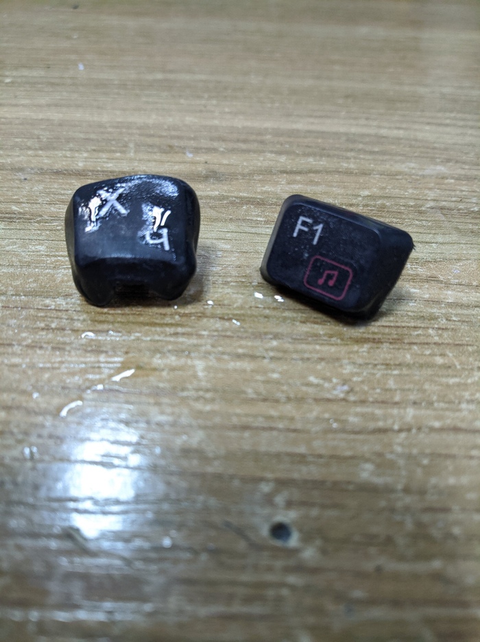 История о "пролитом чае", продолжение... Клавиатура, Жаркое, Длиннопост