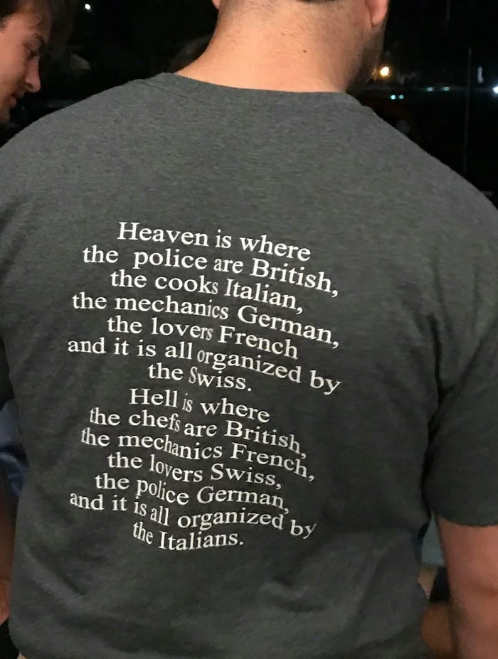 Paradise and hell of a European - Europe, Paradise, Hell, Choice, Nation, Country, Opinion