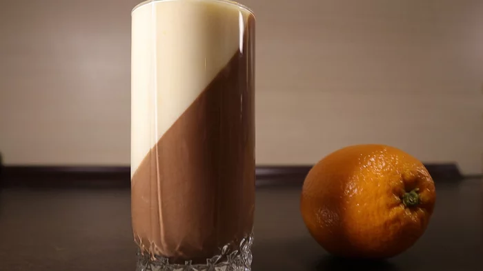 ORANGE PANNA COTTA with chocolate - unreal taste and beauty! - My, Food, Recipe, Dessert, Panna Cotta, Preparation, Video, Longpost