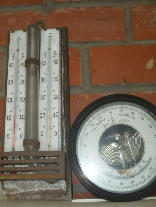 Reply to the post “Never lied to me” - My, the USSR, Weather, Barometer, old, Reply to post