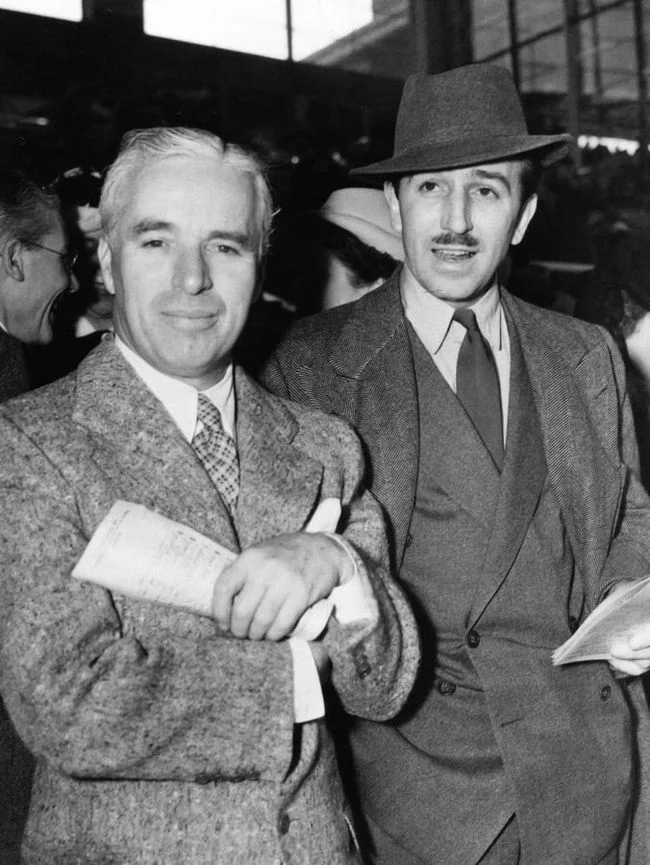 Reply to the post “Chaplin and Disney” - My, Charlie Chaplin, Walt Disney, California, Actors and actresses, 1939, Reply to post, Historical photo