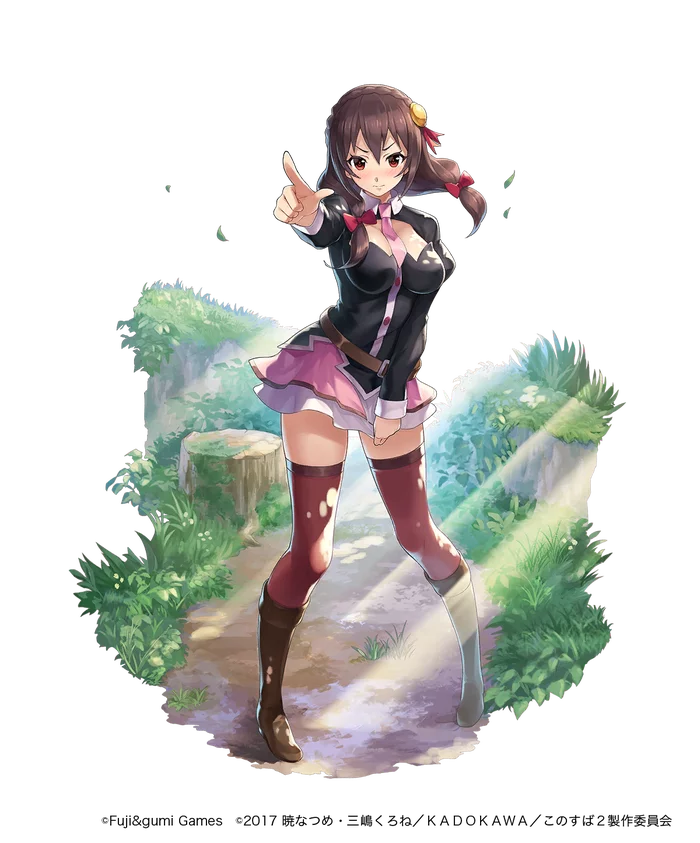 On her way to find some friends - Konosuba, Anime art, Yunyun, Anime