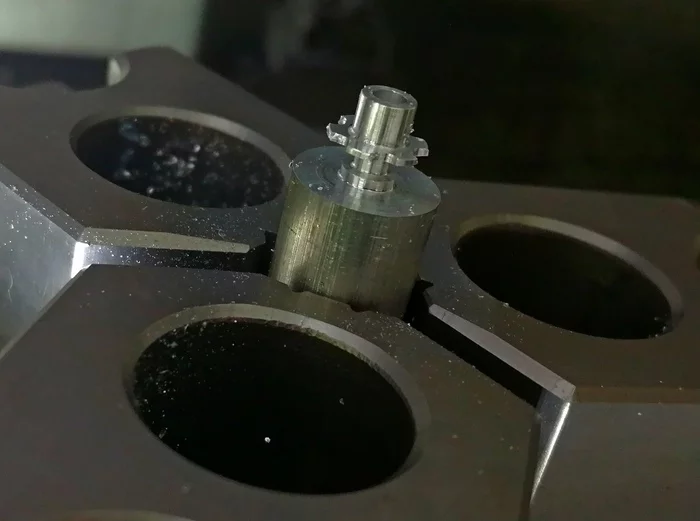 Lathe on the weekend: small, but a lot - CNC, Production, Video, GIF, Metalworking, My, Longpost
