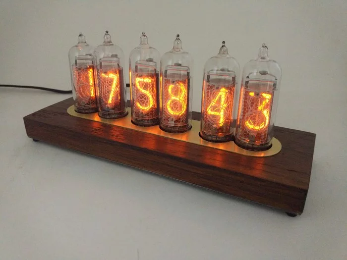 Another couple of Nixie clocks - Decor, Interior, Nixie clock, Лампа, With your own hands, Longpost, Needlework with process, Presents, Clock, My