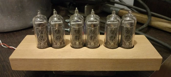 Making a case for a Nixie Clock watch - My, Wood, Crafts, Clock, Nixie clock, With your own hands, Needlework with process, Needlework, Longpost