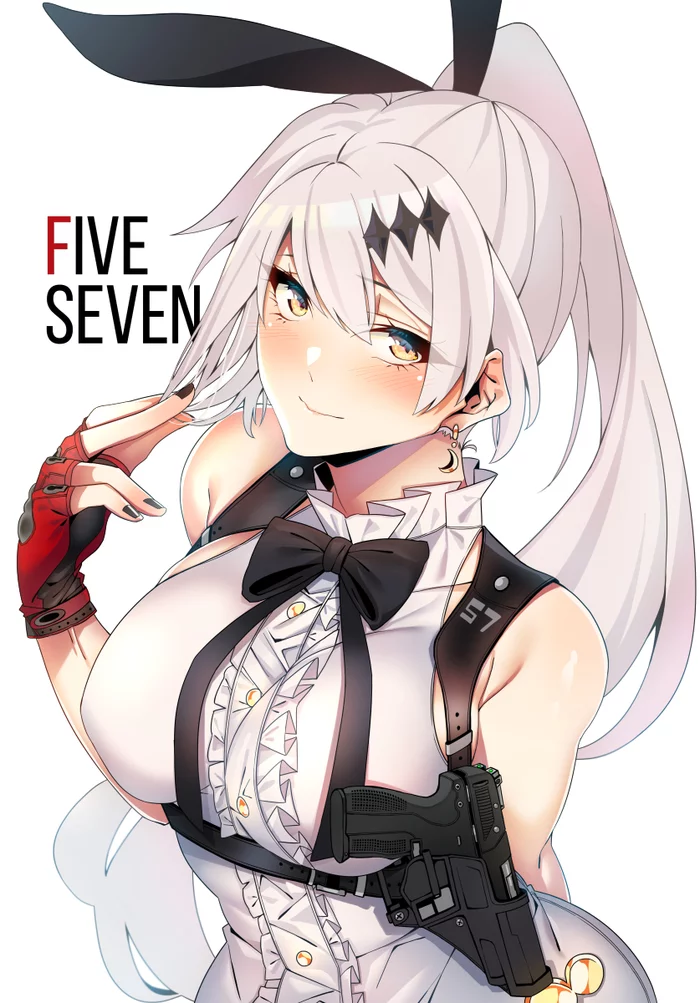 Anime Art - Anime, Anime art, Girls frontline, Five-Seven