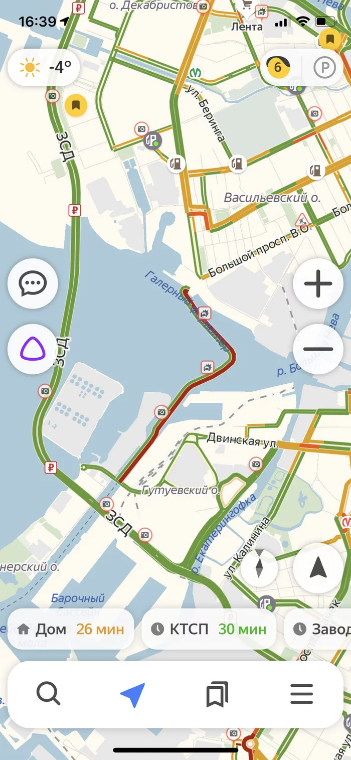 Yandex.Navigator, are you okay?) - My, Saint Petersburg, Yandex Navigator, Road, Longpost