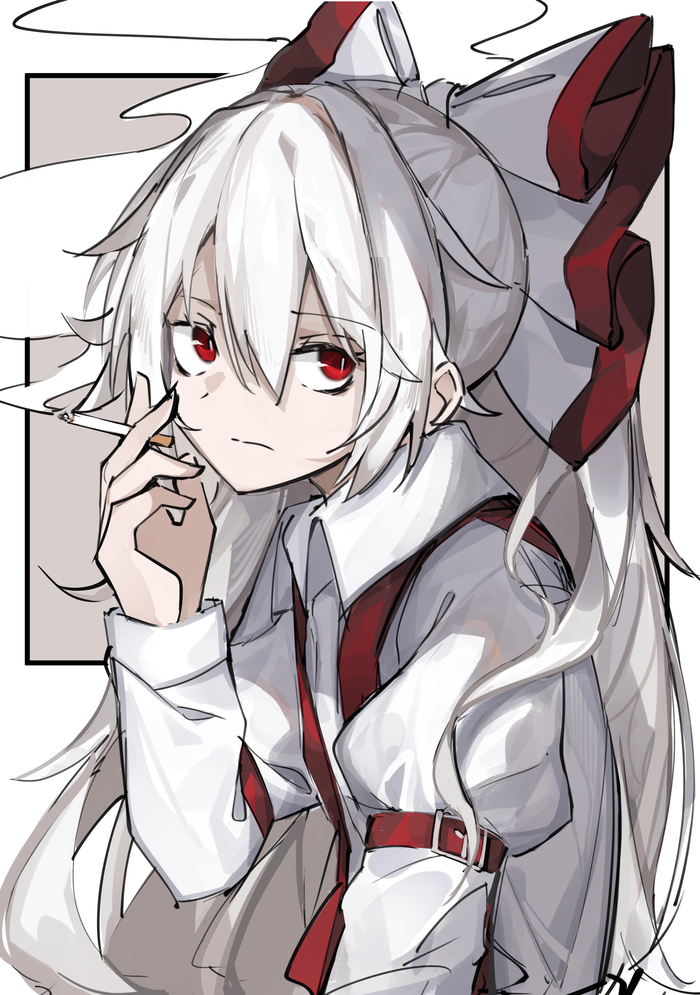 Fujiwara no Mokou Touhou, Anime Art, , Fujiwara no Mokou