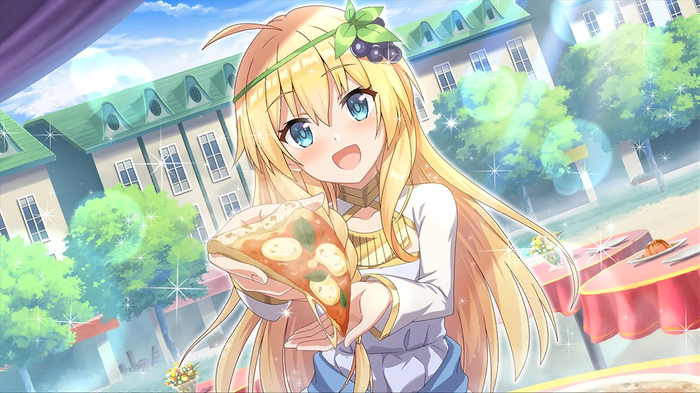 Who ordered pizza? Konosuba, Iris, Anime Art, 