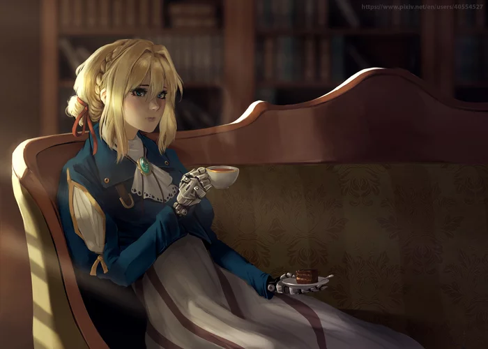 I never asked for this - Anime art, Anime, Violet Evergarden