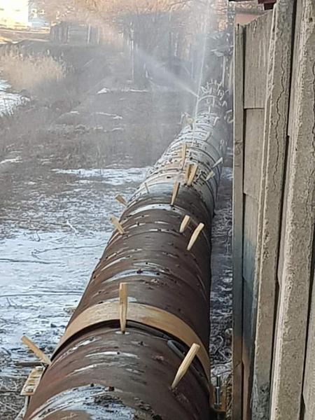 A pipeline supplying water to a small town in Romania... - Pipeline, Pipeline break, Romania, Water supply, Chopik